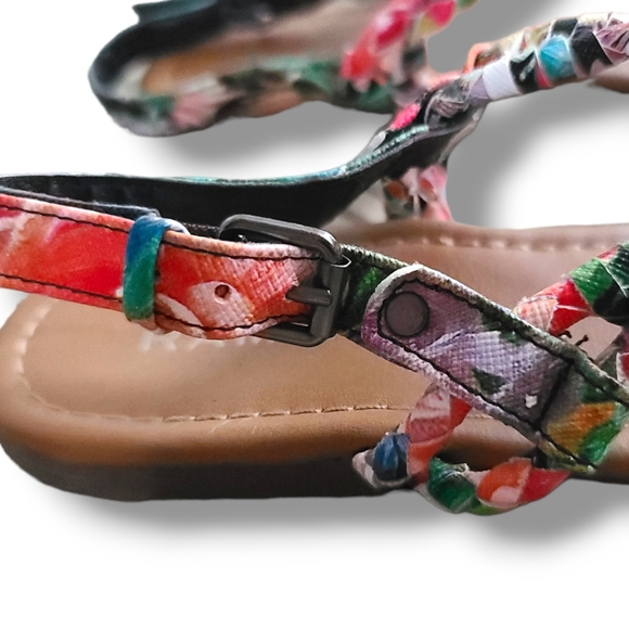 Rampage Women's Tropical Thong Sandals Size 8M - Picture 14 of 17